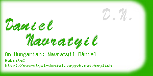 daniel navratyil business card