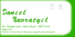 daniel navratyil business card